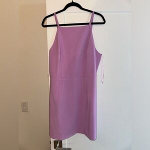 French Connection Purple/Pink Strapped Mini Dress